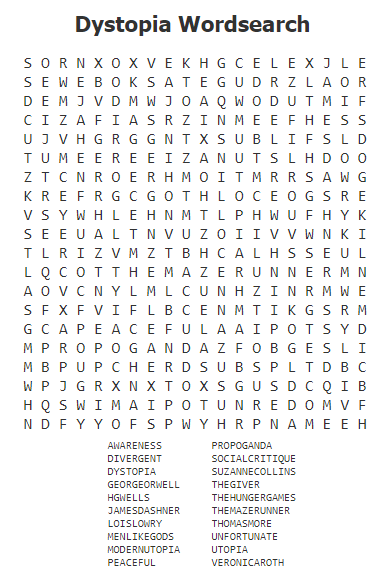 This picture shows a wordsearch puzzle.